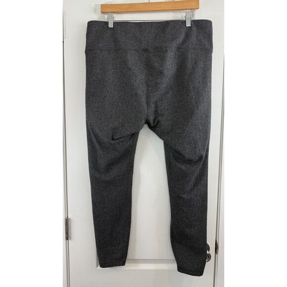 Old Navy Active Women's Charcoal Herringbone Leggings Size XXL 2XL - Picture 2 of 9